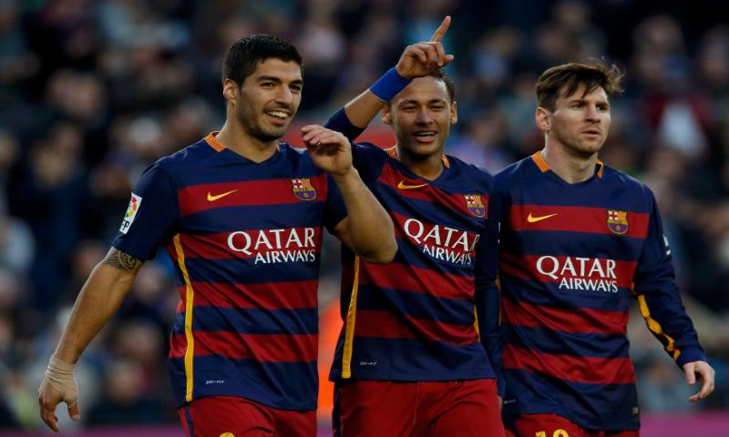 Bộ ba Messi, Suarez và Neymar vinh danh một thời